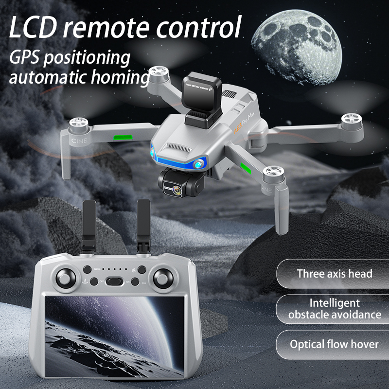 AE3 PRO Max NEW LCD SC GPS Dro - огляд і ціна Drone Gimbal 3 Axis