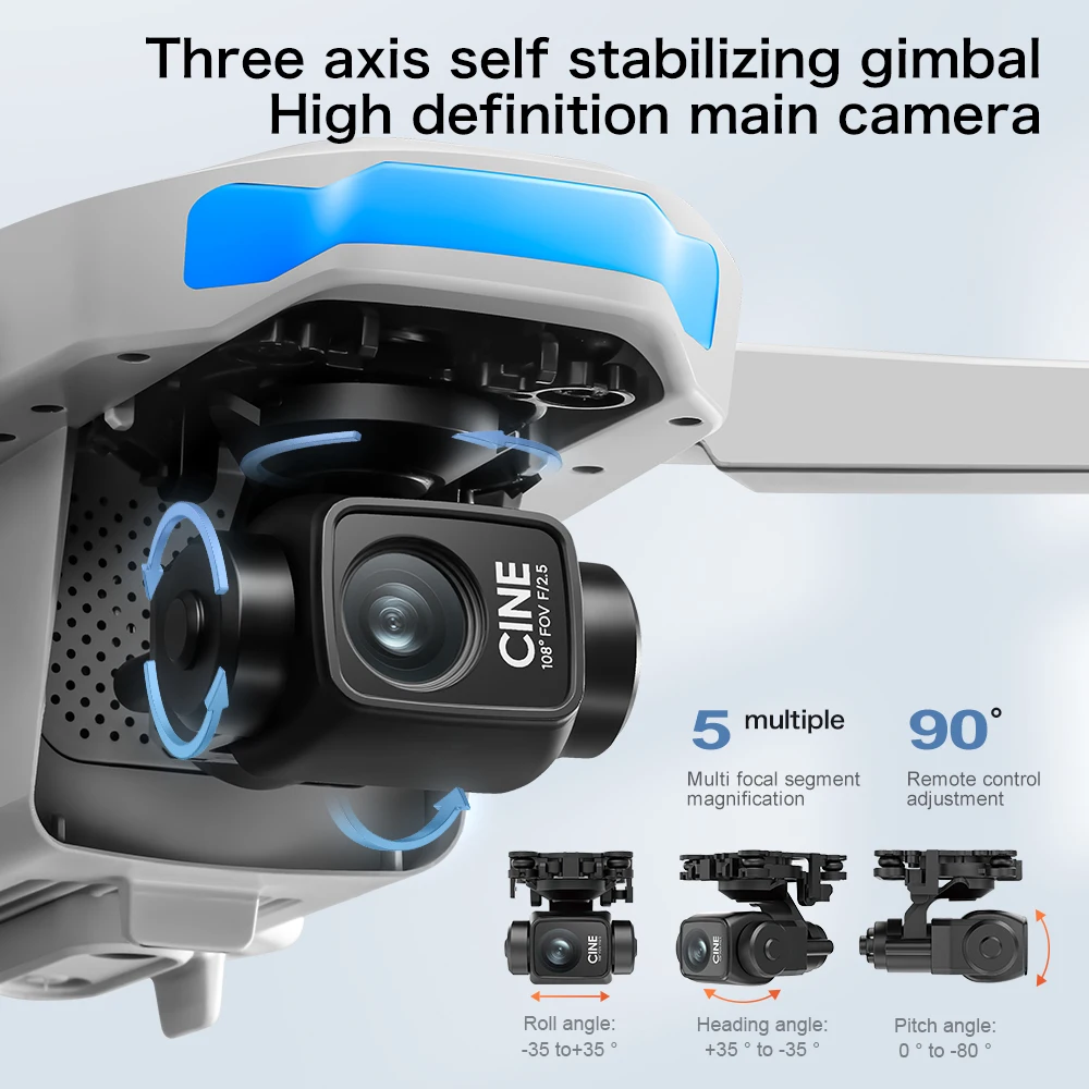 Top Deal S-X1 MAX GPS Drone 3  - огляд і ціна Drone Gimbal 3 Axis